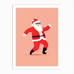 Santa Claus, Christmas Print Art Print