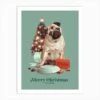 Merry Christmas From The Dog Art Print -Xmas Gifts Hub m2Fgen2Fart print std portrait p12F80f63b50 1d4f 443b 8444 cbbe65a6c8a0