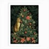 William Morris Style Christmas Cat 7 Art Print -Xmas Gifts Hub m2Fgen2Fart print std portrait p12F8cef09b1 8d90 4821 a79f cef398cc6832