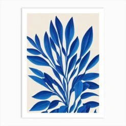 Christmas Cactus Stencil Style Art Print