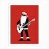 Santa Claus Playing Guitar, Christmas Art Print -Xmas Gifts Hub m2Fgen2Fart print std portrait p12Fb54dbdaf 40e0 40bf 894f ba1a5d273749