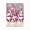 Christmas Gnomes In Pink Art Print -Xmas Gifts Hub m2Fgen2Fart print std portrait p12Fe4afa172 b596 4a19 b281 ccf5137a5660