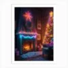 Christmas Eve Living Room Art Print -Xmas Gifts Hub m2Fgen2Fart print std portrait p12Ffdfca451 ad22 4f7c ac3e 033bdc9bea40